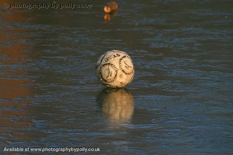 Ice On Pitch