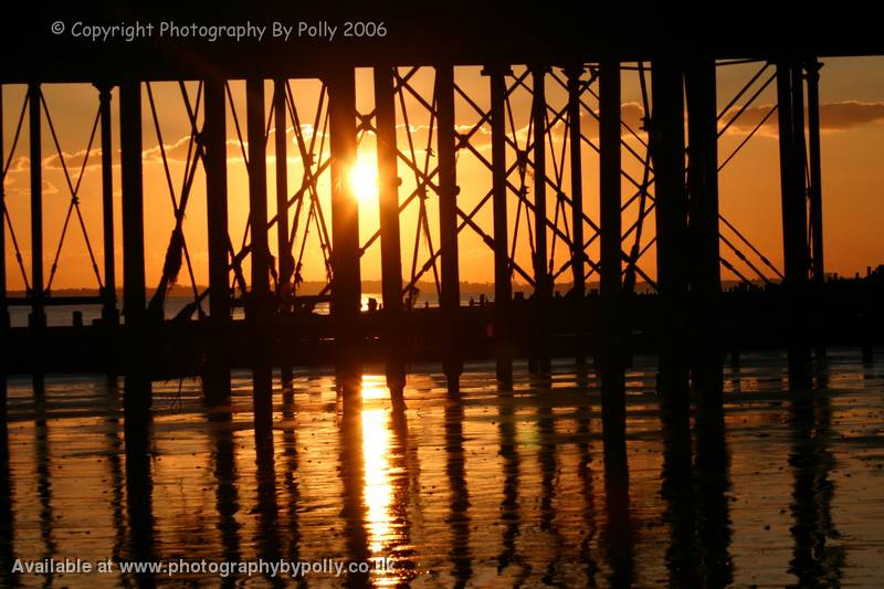 Criss Cross Sunset