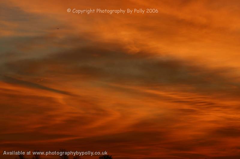 Red Sky Swirls